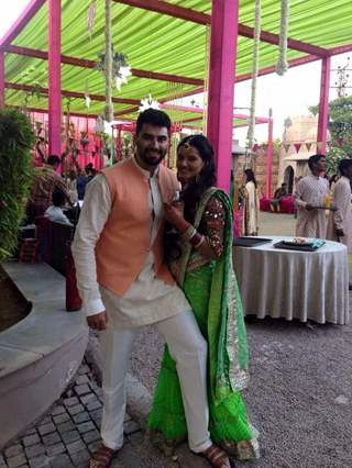 Kratika Sengar & Nikitin Dheer at a Family Member Wedding