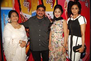 Celebs pose for the media at the Launch of Tere Sheher Mein