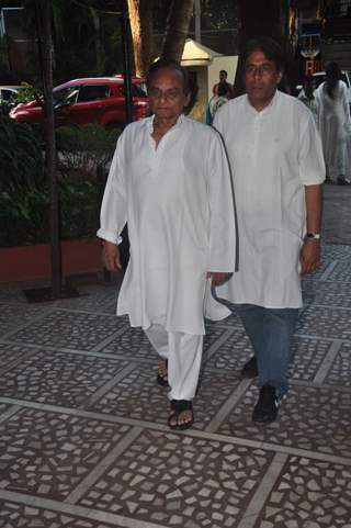 Anandji Shah was seen at Amit Mehra's Prayer Meet