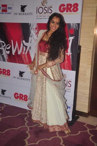 Reshmi Ghosh poses for the media at GR8 Beti Bash