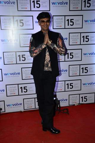 Imam Siddique was at the Lakme Fashion Week 2015 Day 1