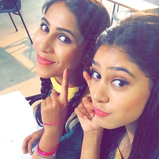 Niti Taylor with Veebha