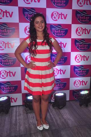 Meera Deosthale poses for the media at the Launch of Dilli Wali Thakur Gurls