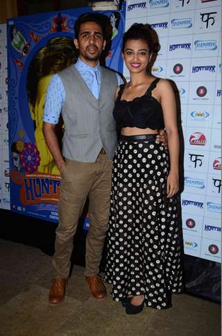 Gulshan Devaiah and Radhika Apte at the Success Bash of Hunterrr