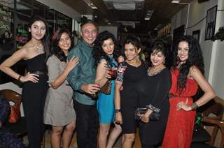 Team poses for the media at the Launch Party of Dilli Wali Thakur Gurls