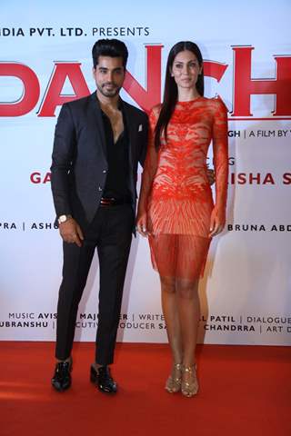 Gautam Gulati and Bruna Abdullah pose for the media at the Poster Launch of Udanchhoo