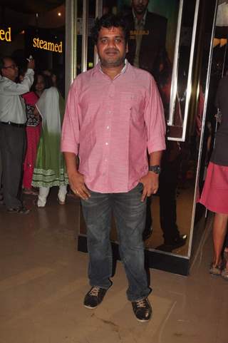 Harshavardhan Kulkarni poses for the media at the Premier of Coffee Aani Barach Kahi