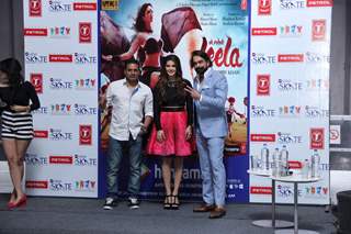 Sunny Leone and Jas Arora at the Promotions of Ek Paheli Leela in Delhi