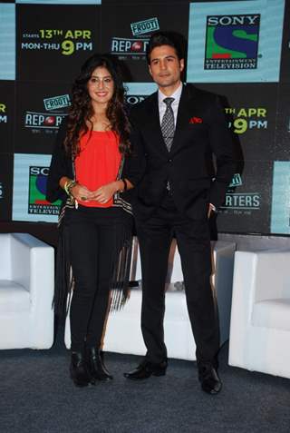 Rajeev Khandelwal and Kritika  Kamra at the launch of Sony TV 'Reporters'