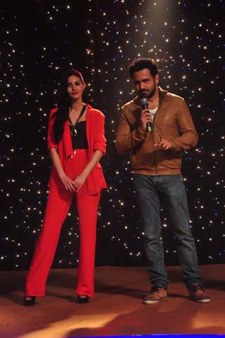 Emraan Hashmi and Amyra Dastur Promoting Mr. X