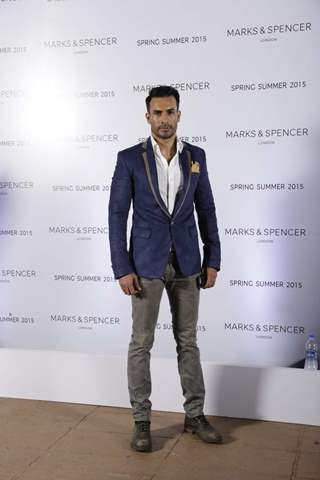 Asif Azim at the Marks & Spencers Spring/Summer 2015 Collection Launch