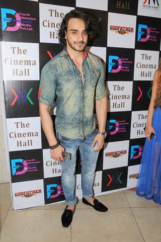 Angad Hasija poses for the media at the Launch of the Movie The Cinema Hall