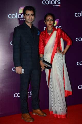 Harshad Arora and Suchitra Pillai at Color's Party