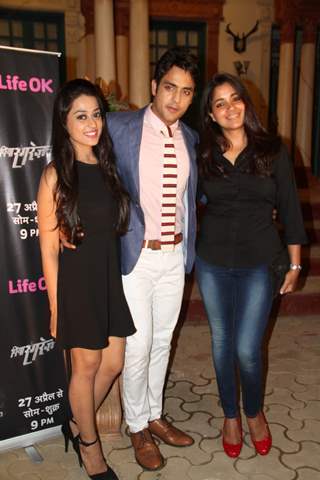 Kirtida, Narayani Shastri and Gaurav S Bajaj at Launch of New Show Piya Rangrezz by Life Ok