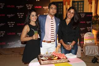 Kirtida, Narayani Shastri and Gaurav S Bajaj at Launch of New Show Piya Rangrezz by Life Ok