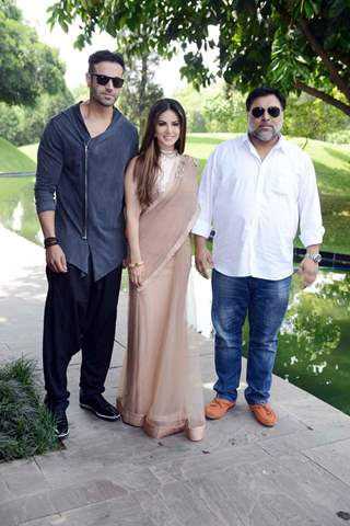 Navdeep Chhabra, Sunny Leone and Ram Kapoor at Promotions of Kuch Kuch Locha Hai in Delhi