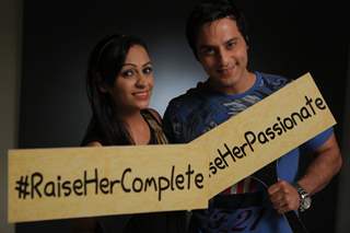 Ashita Dhawan and Saillesh Gulabani at the O Meri Jaan Music Video Shoot