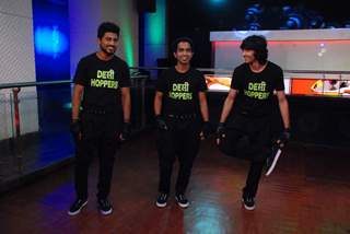 Macedon Dmello, Shantanu Maheshwari and Nimit Kotian  Snapped at Bindass Tv Shoot!