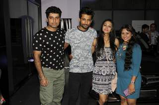 Indraneel Sengupta and Barkha Bisht at Launch of Sai and Shakti Anand's Entertainment Company