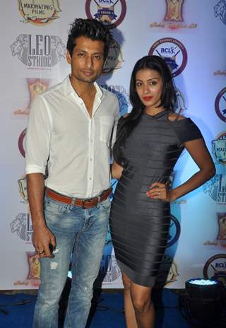 Indraneel and Barkha Bisht Sengupta at Launch of Box Cricket League Punjab