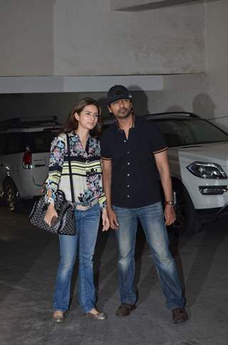 Nikhil Dwivedi and Gauri Pandit at Special Screening of Bajrangi Bhaijaan