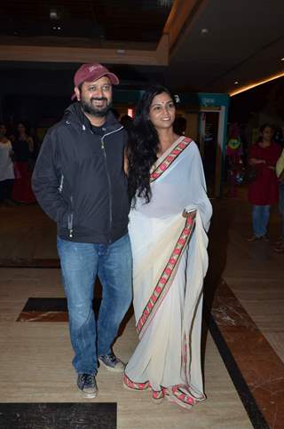 Usha Jadhav at Premiere of Marathi Movie 'Manatlya Unhat'