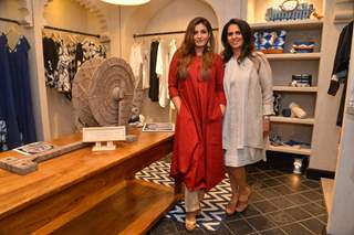 Raveena Tandon and Anita Dongre at Grass Root Store Launch