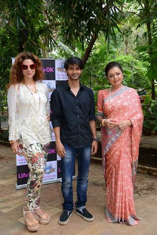 Dhruv Raj Sharma, Anita Kanwal & Tanaz Irani at Launch of Life Ok Show Zindagi Abhi Hai Mere Ghost