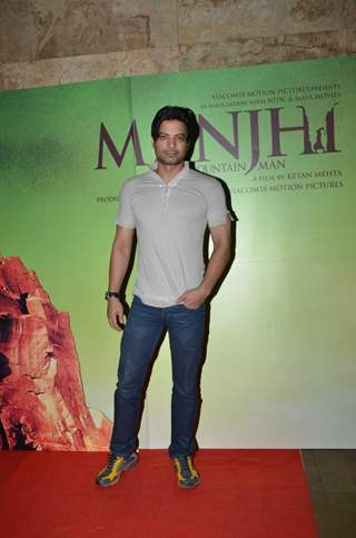 Rahul Bhat at Screening of Manjhi - The Mountain Man