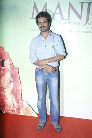 Nawazuddin Siddiqui at Screening of Manjhi - The Mountain Man