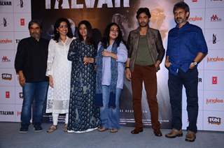 Vishal Bhardwaj, Konkona Sen, Irrfan Khan and Neeraj Kabi at  Trailer Launch of Talvar