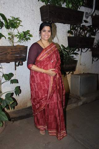 Renuka Shahane at Screening of Marathi Movie 'Highway'