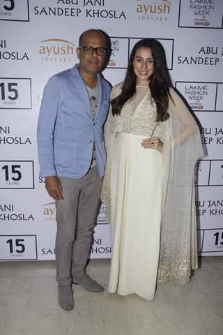 Narendra Kumar and Anindita Naiyar at Lakme Fashion Week