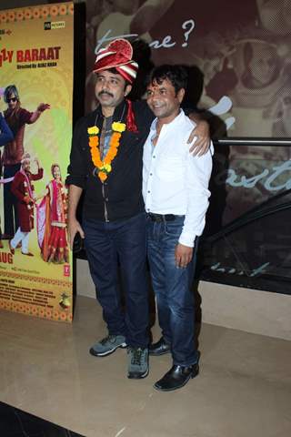 Rajpal Yadav at Screening of Baankey Ki Crazy Baraat