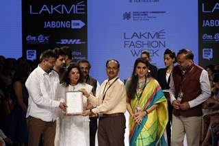 Ritu Kumar and Shaina NC at Lakme Fashion Week