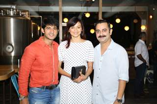 Hiten Tejwani and Gauri Pradhan at Brewbot Celebration