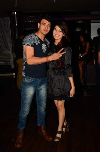 Aniruddh Dave with his fiance at Munisha Khatwani's Birthday Bash