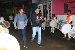 Pankaj Dheer with Rahul  Tewary at Siddharth Kumar Tewary's Birthday Bash