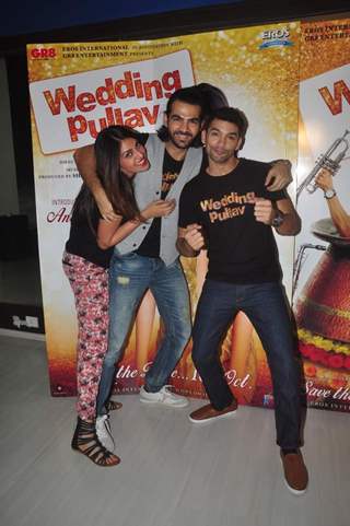 Anushka Ranjan, Diganth and Karan V Grover Does Promotions of Wedding Pullav