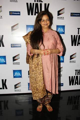 Neelima Azeem at Special Screening of 'The Walk'