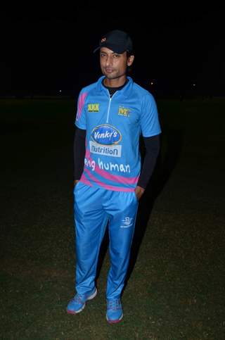 Indraneel Sengupta at Mumbai Heroes Corporate Cricket Match