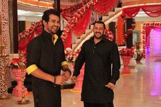 Salman Khan for Promotions of 'PRDP' on the sets of 'KumKum Bhagya'