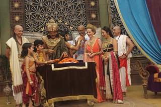 Cast of 'Chakravartin Ahsoka Samrat' at Celebration of 200 Episodes