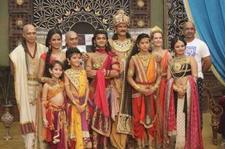 Cast of 'Chakravartin Ahsoka Samrat' at Celebration of 200 Episodes