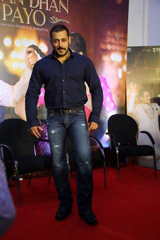 Salman Khan at Press Meet of Prem Ratan Dhan Payo