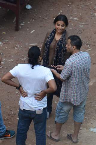 Vidya Balan and Sujoy Ghosh Shoots in Kolkata