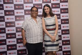 Saumya Tandon and Satish Kaushik at Screening of Jaane Bhi Do Yaaro