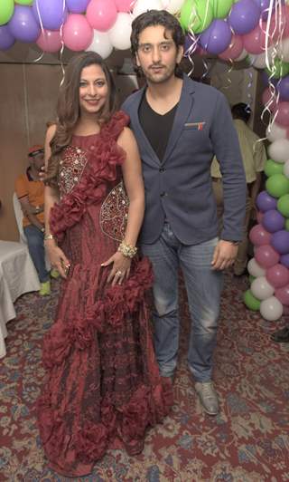 Shaad Randhawa with Gurpreet Kaur Chadha on her Birthday Bash