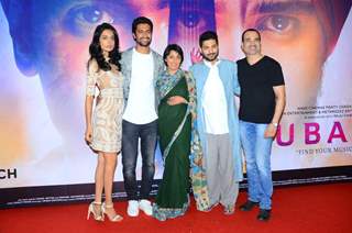 Sarah Jane Dias, Vicky Kaushal and Manish Chaudhary at Launch of Film 'Zubaan'