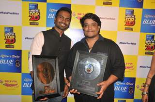 Madhav Krishna and Divya Kumar at Mirchi Top 20 Jubilees Night